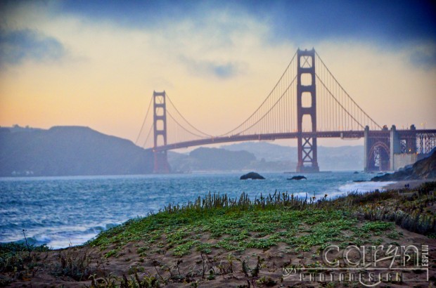 Caryn Esplin - Golden Gate Bridge - Beach View - San Francisco