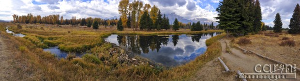 On the way to Schwabachers Landing - Jackson - Grand Tetons - Caryn Esplin - iphone 5 pano