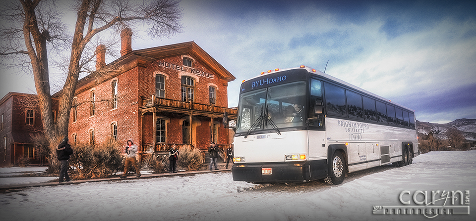 BYU-I visits Hotel Meade in Bannack Ghost Town