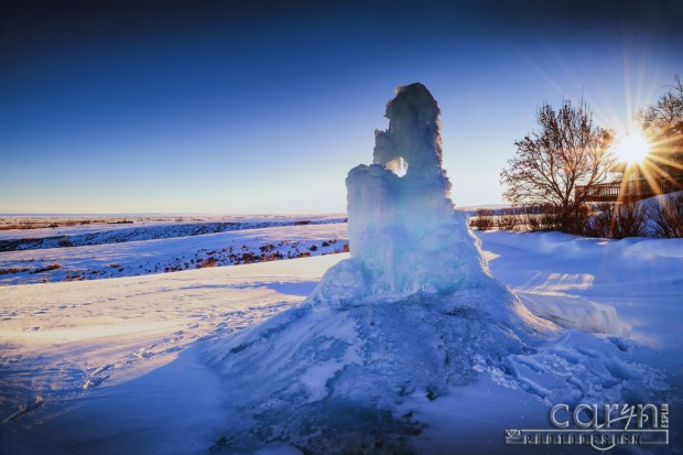 2CarynEsplin-IceSculptureSunFlare-RexburgIdaho