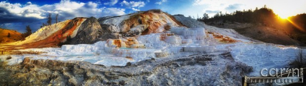 Caryn Esplin - Light Painting - Mammoth Hot Springs - iPhone 5