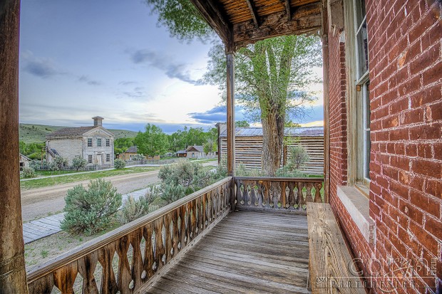 Hotel Meade Porch view - Bannack Ghost Town - Caryn Esplin