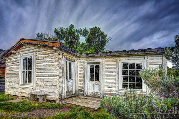 Storm brewing - old white house - Bannack Ghost Town - Caryn Esplin