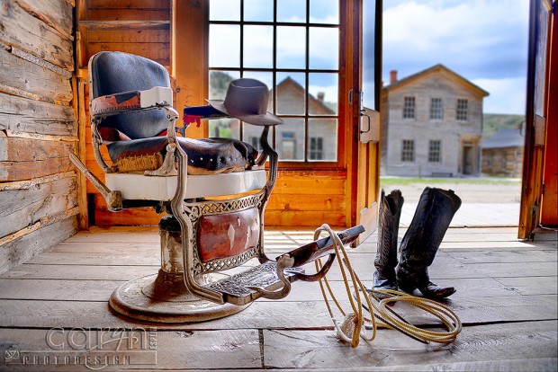 CarynEsplin-BannackGhostTown-BarberChair-Saloon