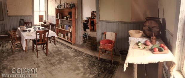 Caryn Esplin - Bannack Ghost Town, Montana - Living History - Boarding House - Pano