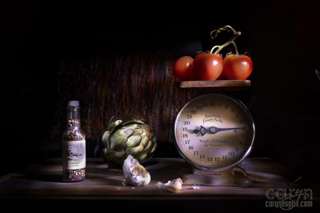 Fine Art Light Painting - Chiaroscuro - Farmers Market - Shadows