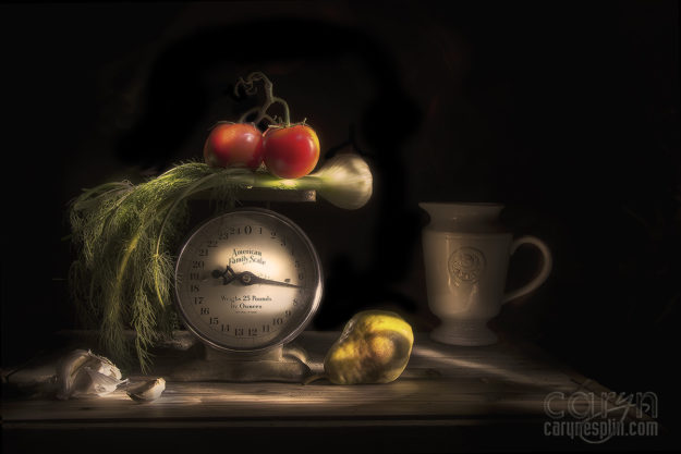 Fine Art Light Painting - Chiaroscuro - Farmers Market - Shadows