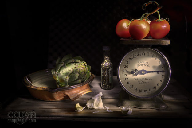 Fine Art Light Painting - Chiaroscuro - Farmers Market - Shadows