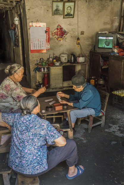 Guilin, China, Daxu Ancient Town, Faces and Places of China, Game, Mahjong