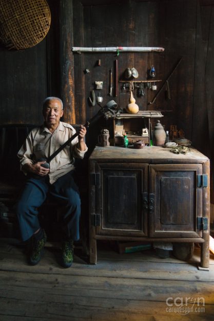 Mr Cho, Daxu China, Guilin, Typical Chinese Home, Faces and Places of China, Lifestyle, Environmental Portraiture