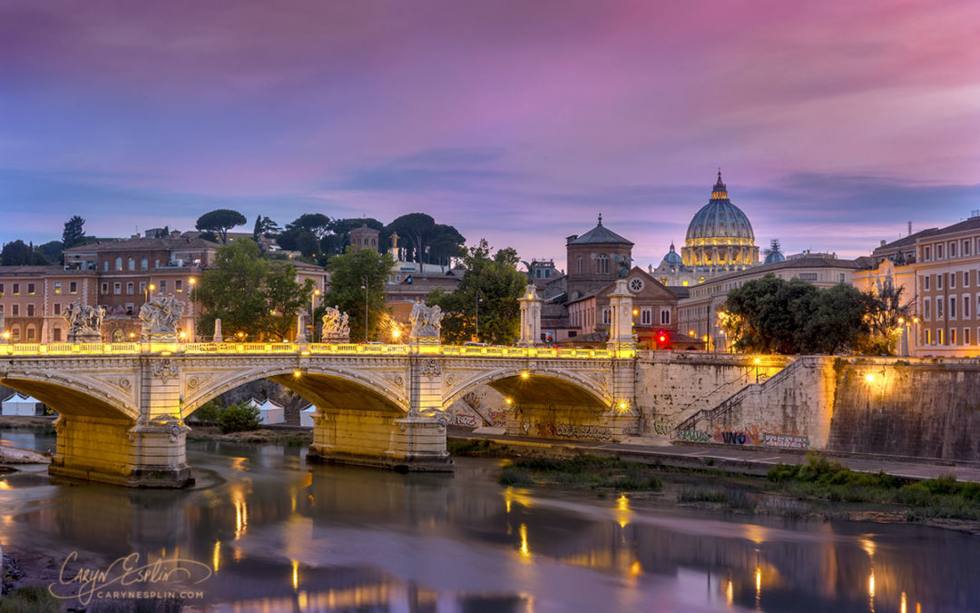 Photo Tips: Varied Lighting – Rome’s Magical Sunset