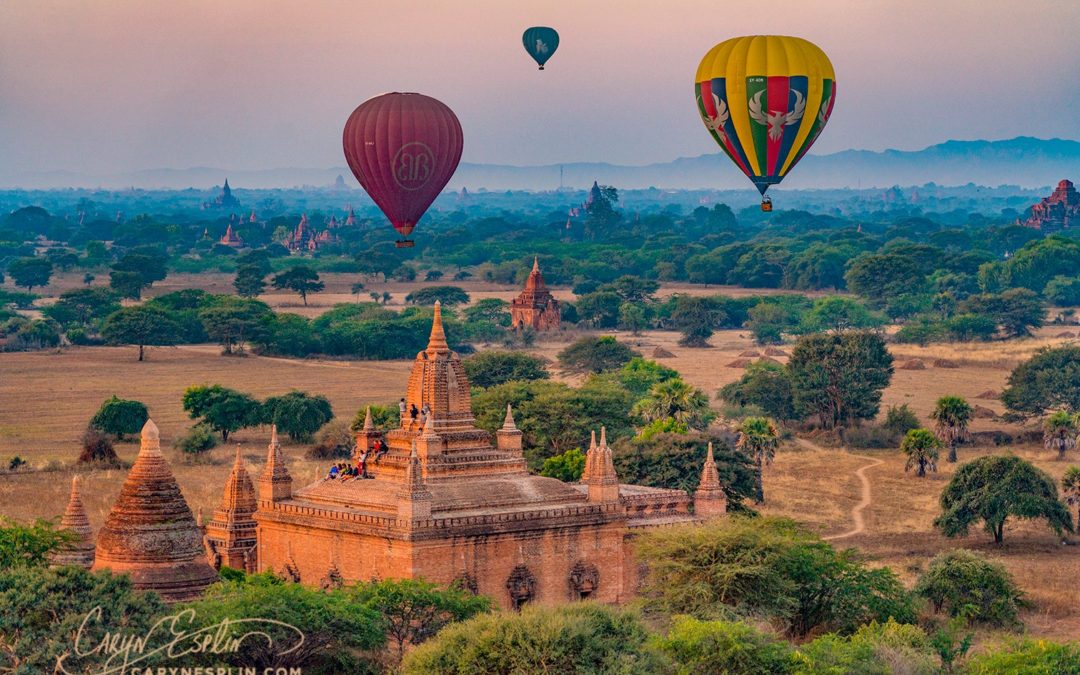 Myanmar 2020: Hot Air Balloon Ride over Old Bagan (Part 2)