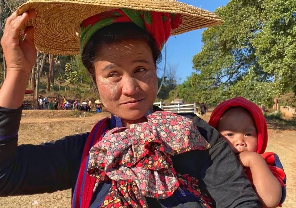 Myanmar 2020: Mountain Village near Kakku